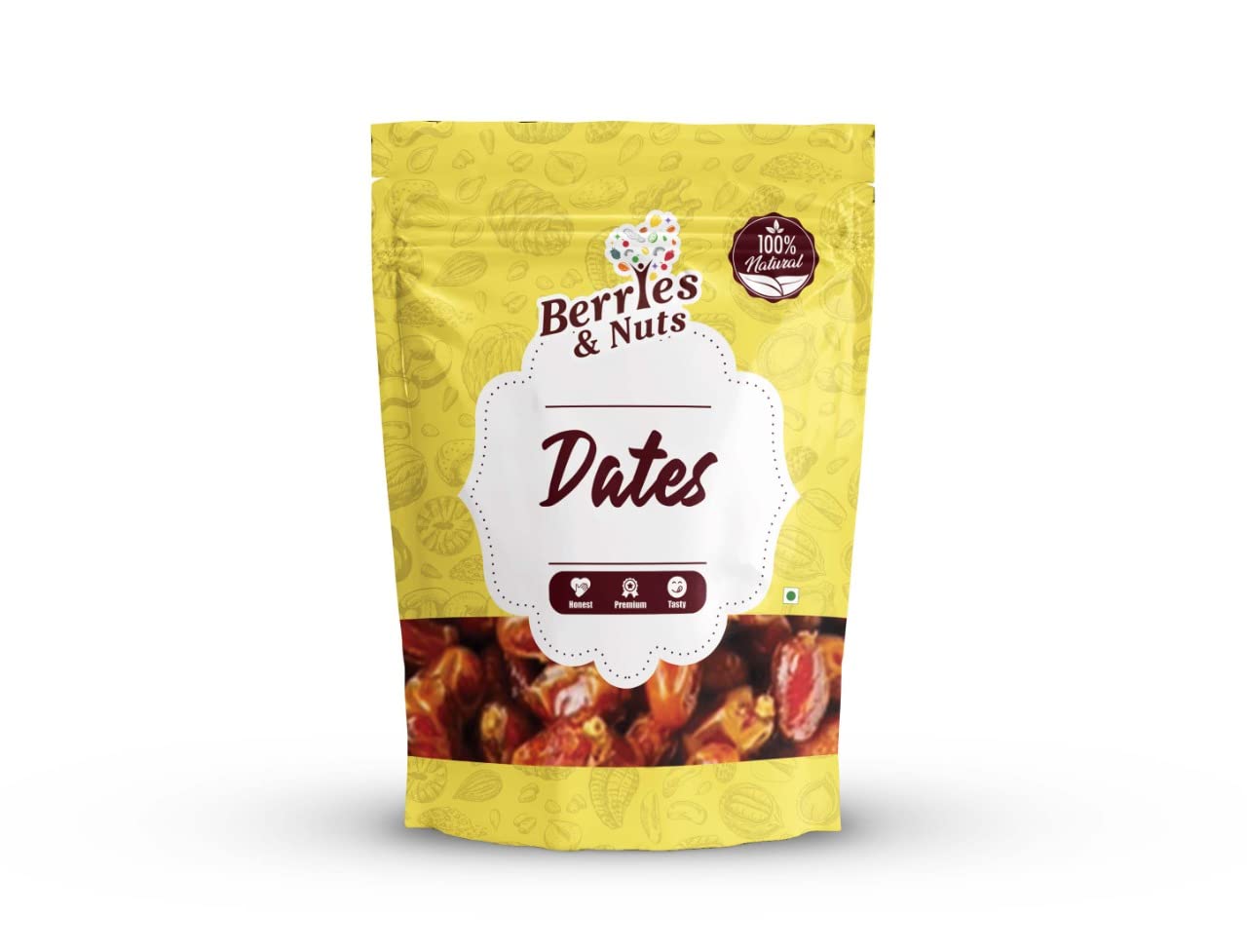 Berries And Nuts Premium Emirates Dates | Khalas Dates | 500 Grams